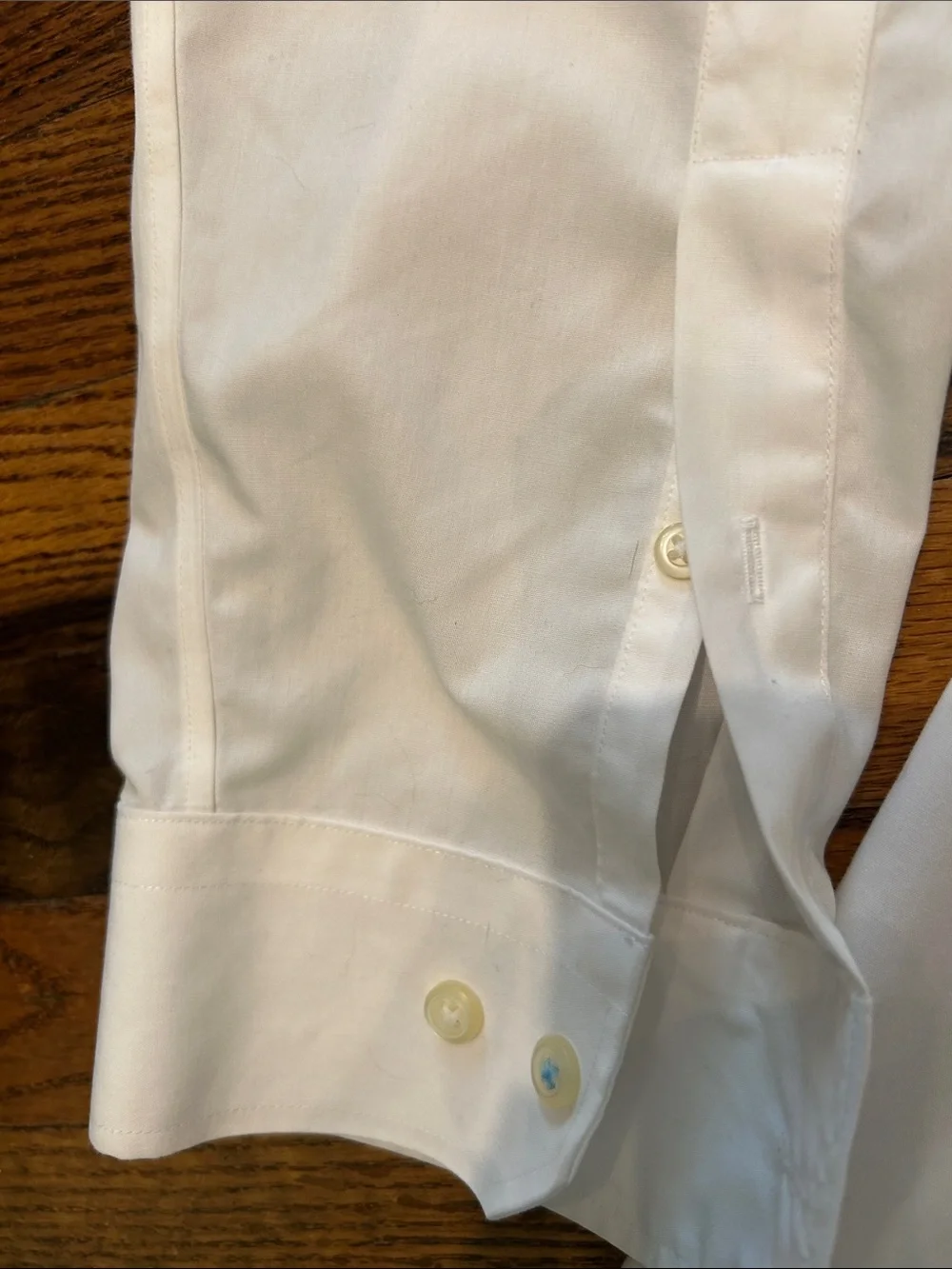 Banana Republic White Men's Dress Shirt - Classic Point Collar Size XL